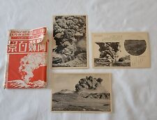 Pre WWII Japan, Mt Aso Volcano Eruption Postcards, Unused, Set Of 30, Very Rare picture