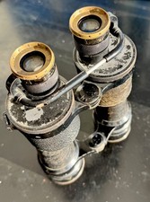Vintage Military WW2 Huet 12X50 Binoculars With Attachment picture