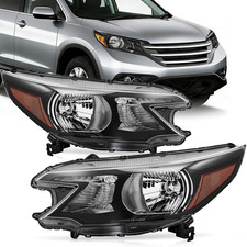 2Pcs Headlights Assembly Compatible with Honda CR-V 2012 2013 2014 Halogen Front picture