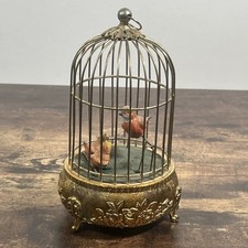 Vintage Westland Japan Bird In Cage Music Box For Parts Not Working picture