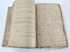 A folder of vintage Soviet documents from the late 1940s to early 1950s picture