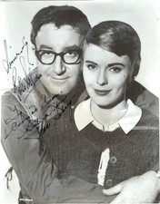 TRAGIC ACTRESS JEAN SEBERG & BRITISH COMEDIAN  PETER SELLERS, RARE SIGNED PHOTO. picture