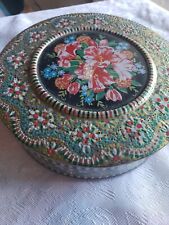 Vintage Tin Container Designed by Daher Long Island NY Made In England Embossed  picture