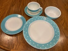 Vintage Authentic Corning Strategic Air Command (SAC) 5 Piece Setting /  USA picture