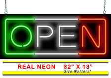 Tri Colored Open Neon Sign | Jantec | 32