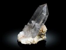 66g Natural Quartz Crystal on Matrix Sharp Termination Collector Specimen picture