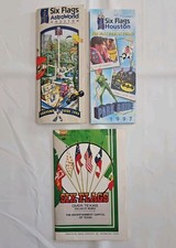 Six Flags AstroWorld Over Texas 1994 VTG Amusement Theme Park Souvenir Map Guide picture