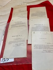 1313 US NAVY USS POWHATAN 7 ORDERS AND CIRCULARS 1877 POWHATAN REPAIRS picture
