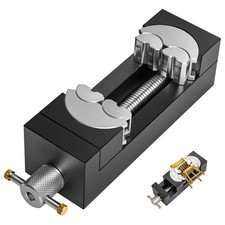 Luvan Mini Drill Press Vise, Small Bench Vise Clamp for Any Shape 2.44