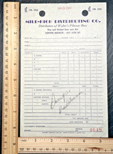 1942 MILE HIGH DISTRIBUTING DENVER, WALTER'S PILSNER BEER MANHATTAN BREWING DOC picture
