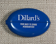 VTG Dillard's “ Back to School” Vinyl Coin Holder Blue/White Department Store picture
