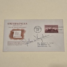 John W Snyder Signed FDC Envelope Secretary Of Treasury Autograph Auto 1 picture
