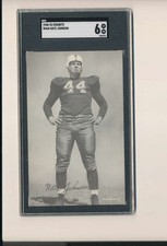 1948 exhibits w468 Nate Johnson card SGC 6 em picture