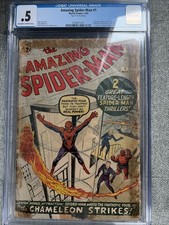 The Amazing Spider-Man #1 (Marvel Comics March 1963) CGC 0.5 Off-white To White picture