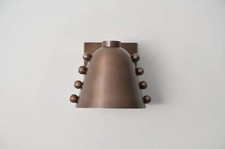 Handmade Stilnovo Style Brass Wall Sconce Mid Century Modern Cone Wall Light picture