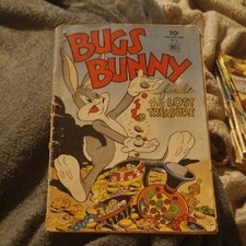 FOUR COLOR # 51 Dell comics BUGS BUNNY (#2) 1944 world war 2 era golden age key picture