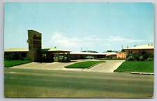 Vintage Postcard TX College Station Sands Motel Roadside Chrome ~13160 picture