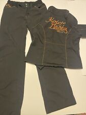 Harley Davidson Jacket And Pants Women’s Medium Long Pant And Large Jacket picture