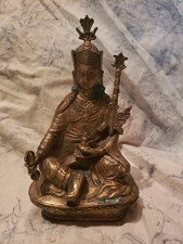 Guru Rinpoche Padmasambhava in Bronze from Tibet picture