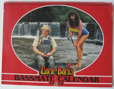 Vintage 1989 UNCLE BUCK'S BASSMATE CALENDAR picture