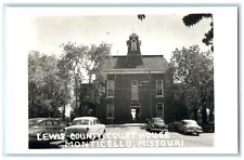 c1950's Lewis County Court House Monticello Missouri MO RPPC Photo Postcard picture