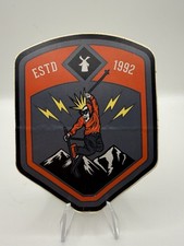Rare Dutch Bros Ski Mountain Sticker ESTD 1992 Vintage Style Creased HTF picture