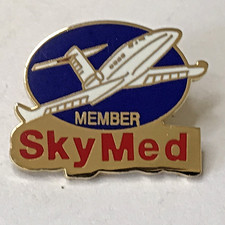 SkyMed Sky Med Member Emergency Air Transportation EMS Airplane Pin ~AV1~ picture