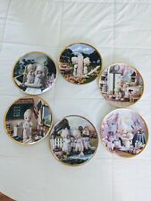 Precious Moments Sharing Life's Plate Collection-Complete 6 Piece Set-With COAs picture