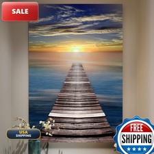 Renditions Gallery Canvas Wall Art Calm Caribbean Dusk 32