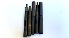 VINTAGE JOBLOT OF WATERMAN 56 FOUNTAIN PEN PARTS IN BLACK MADE IN USA 1920 picture