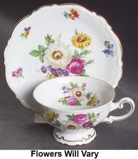 Mitterteich Meissen Floral Cup & Saucer 7006481 picture