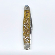 VINTAGE 1950-1961 WESTERN STOCKMAN POCKET KNIFE MADE IN BOULDER, CO picture