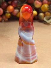 Vintage 1981 Mosser Glass Samurai Jenny Bell Figurine Bonnet Girl Slag 4.25