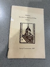 1929 Oklahoma State University (Oklahoma A&M) Commencement. Stratton Brooks picture