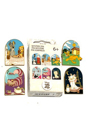 Disney Cat & Dog Outdoor Scenes Lounge Fly Mystery pin. New/box. You Choose. picture