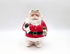 VINTAGE 1950's SANTA CLAUS CERAMIC BANK MARKED NAPCO X6546 JAPAN W/PLUG EXCOND. picture
