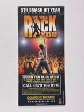 We Will Rock You By Queen Flyer 5th Smash Hit Year Original Promotion 2000s picture