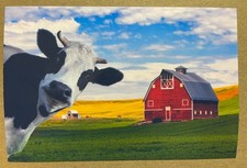 New postcard 4x6 Cow on the Farm picture