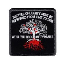 The tree of liberty Refreshed Blood Of Tyrants Hook Patch  picture