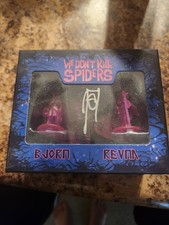 WE DON'T KILL SPIDERS Revna & Bjorn mini figures Signed By Joseph Schmalke  picture