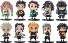 Demon Slayer Kimetsu no Yaiba Kamado Nezuko Mini Action Figure Anime 10 PCS/Set picture