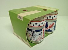 Vintage Libbey NASA Apollo 11 Thru 14 Set of 4 Tumbler 11oz Glasses NEW IN BOX picture
