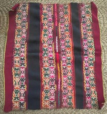 Q'ero Mestana Mesa Altar Ritual Cloth Handwoven on Loom Andean Textile 112533 picture