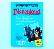1987 Disneyland Official Guide Steve Birnbaum Vintage 80s Paperback Book Travel picture