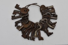 Lot of 18 Antique / Vintage Barrel Keys Hollow Shaft - Cabinet & Furniture picture