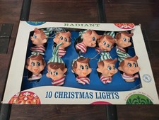 Rare Radiant Pixie Elf Knee Hugger 10 Light Strand Set in Box - picture