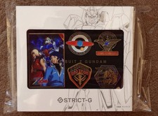 STRICT-G Mobile Suit Z Gundam 40th Anniversary Pin Set 5pcs in Case picture
