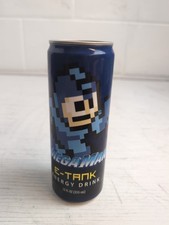 Rare Mega Man E-Tank Energy Drink Can 12 FL OZ Discontinued - DO NOT CONSUME picture