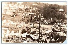 c1940's WWII Destruction US Japan Bombs Bataan Philippines RPPC Photo Postcard picture