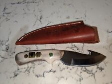 B Merry Alaskan Made Skinning Knife w/ Guthook Caribou Scales picture